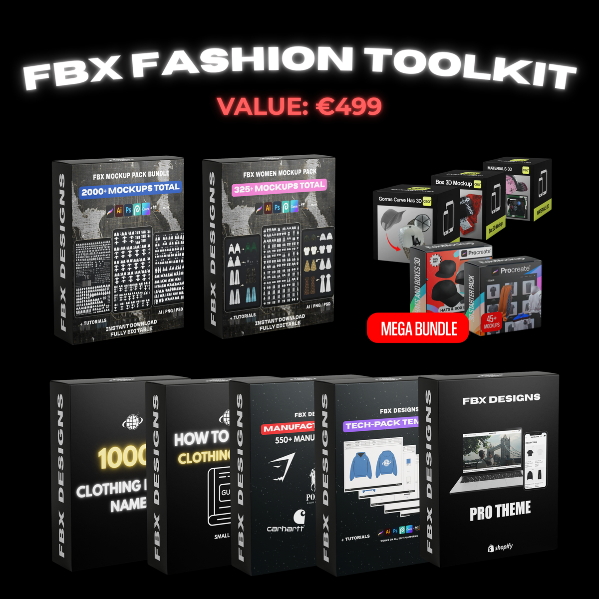FBX ULTIMATE FASHION TOOLKIT (BESTSELLER)