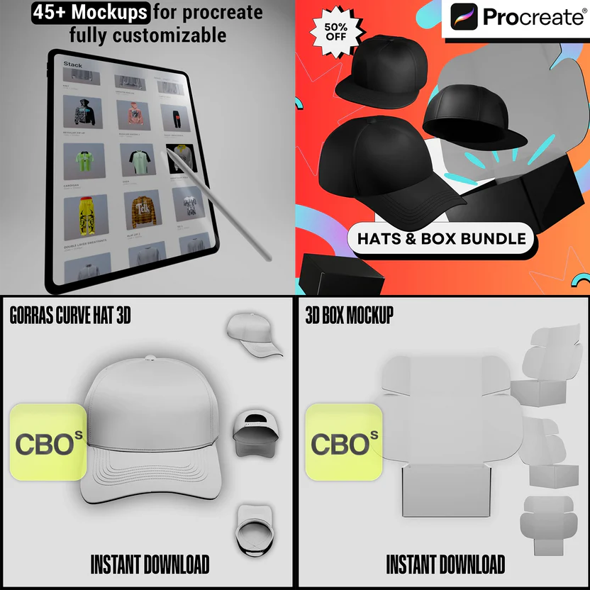 FBX 3D MOCKUP PACK BUNDLE